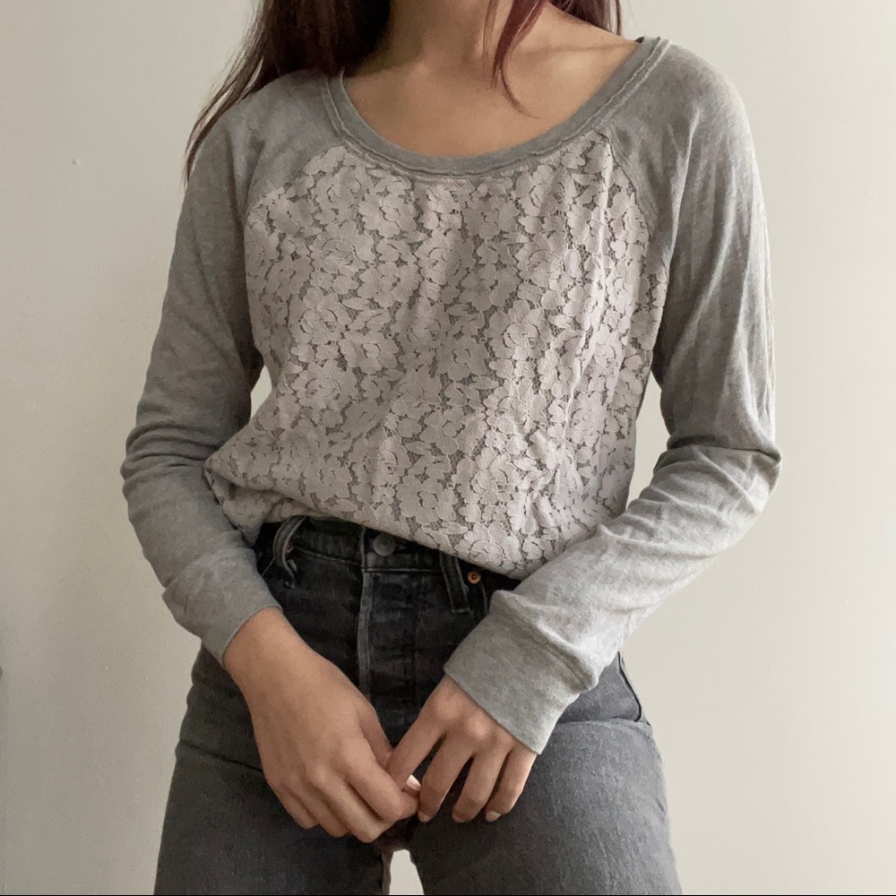 Abercrombie lace longsleeve
